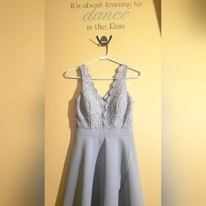 Blue Macy's Formal Dress